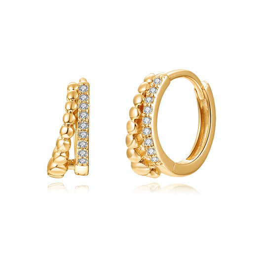 Brass With Plated Fashion Jewelry Earrings