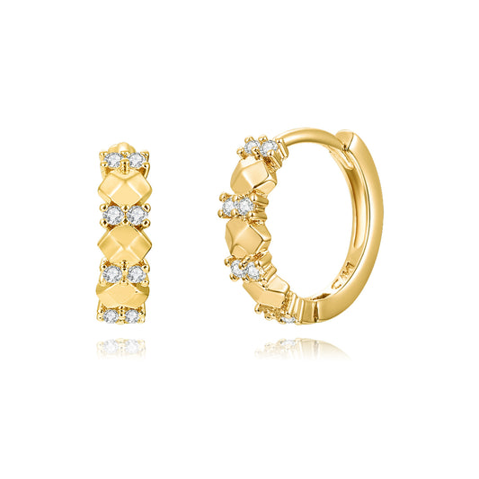 Brass With Plated Fashion Jewelry Earrings