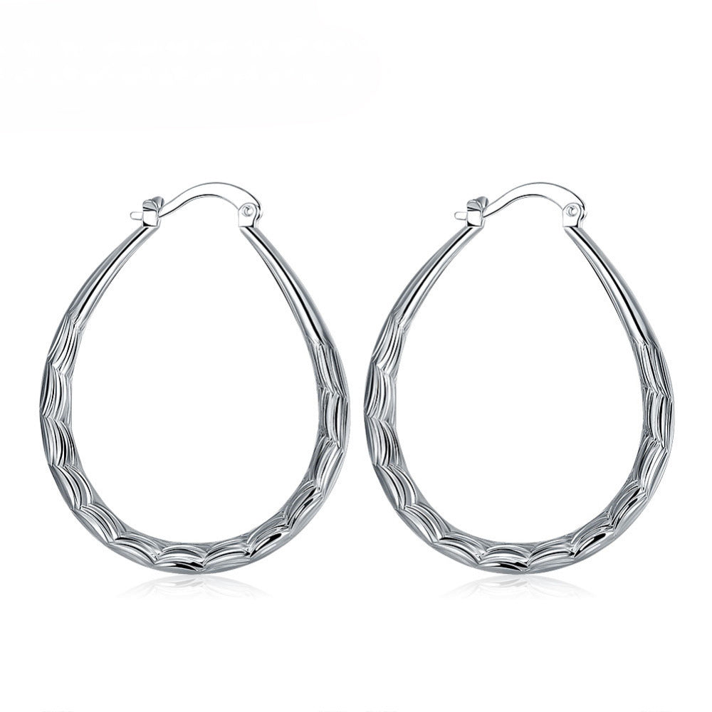 Brass With Plated Fashion Jewelry Earrings