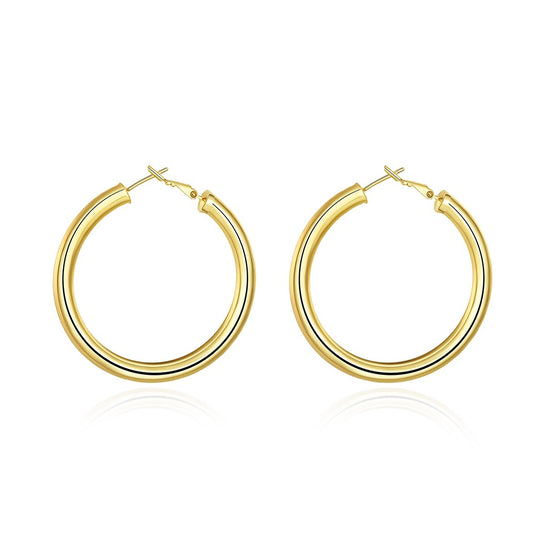 Brass With Plated Fashion Jewelry Earrings