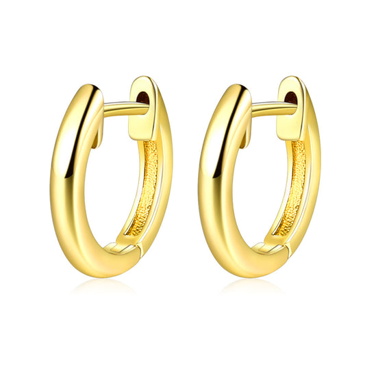 Pendientes de joyería de moda de cobre con baño de plata
