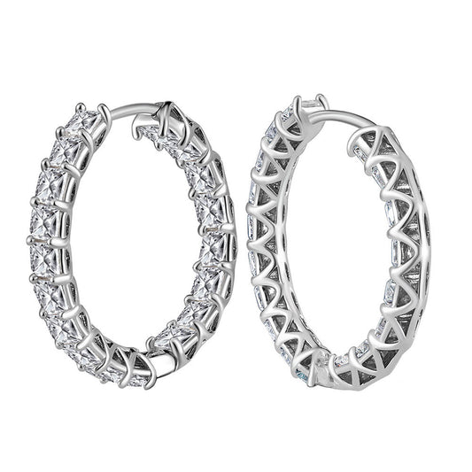 925 Sterling Silver Hoop Earrings
