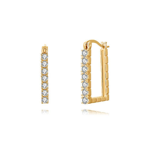 Brass With Plated Fashion Jewelry Earrings