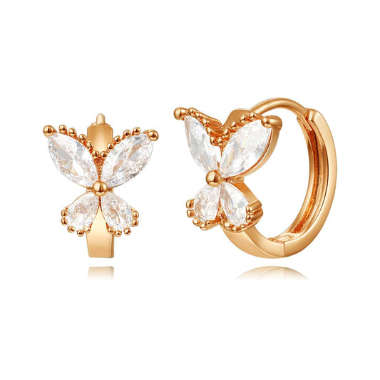 Brass With Plated Fashion Jewelry Earrings