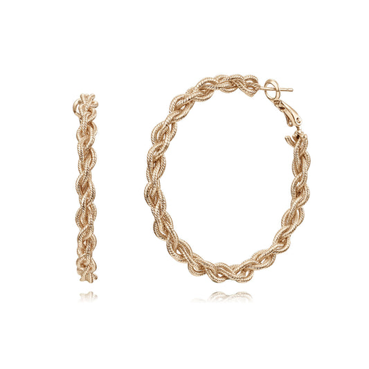 Brass With Plated Fashion Jewelry Earrings