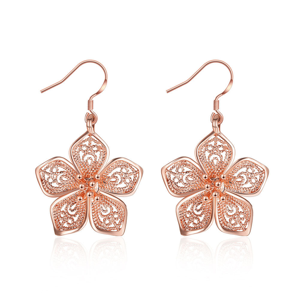 Brass With Plated Fashion Jewelry Earrings
