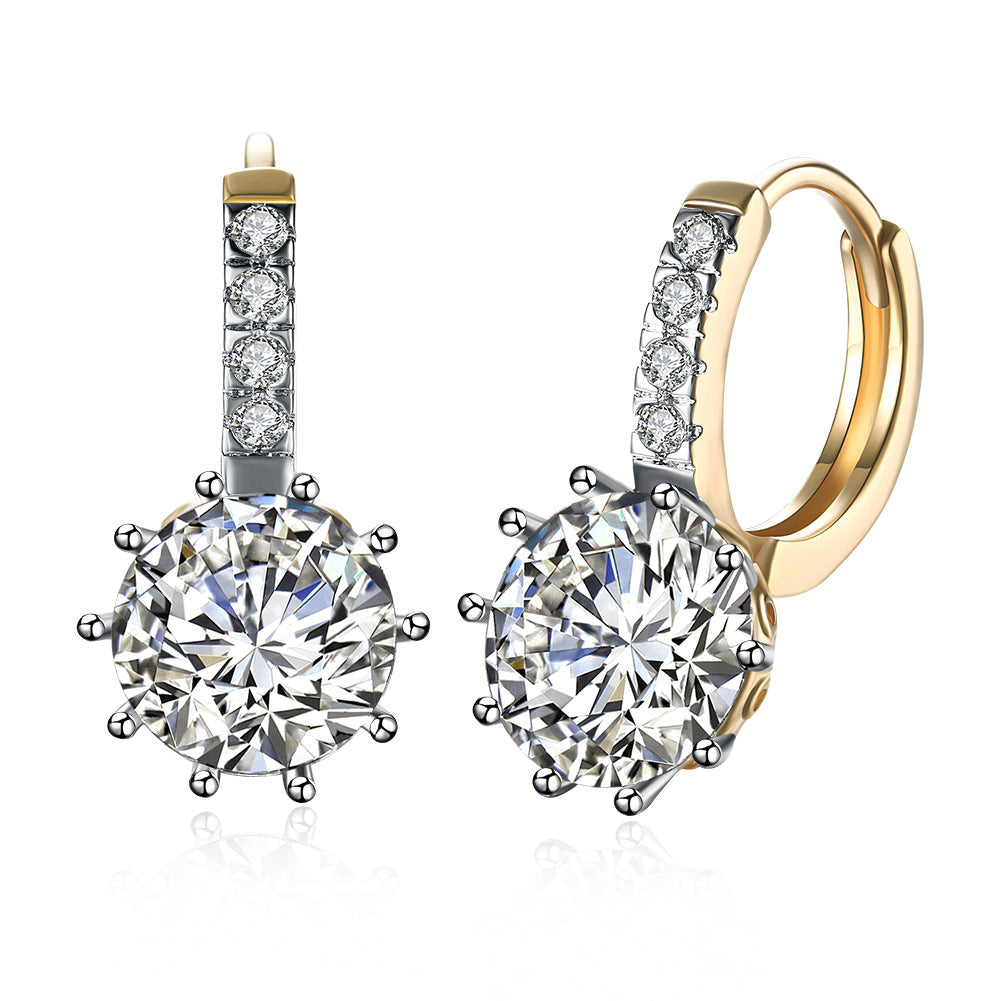 Brass With Plated Fashion Jewelry Earrings
