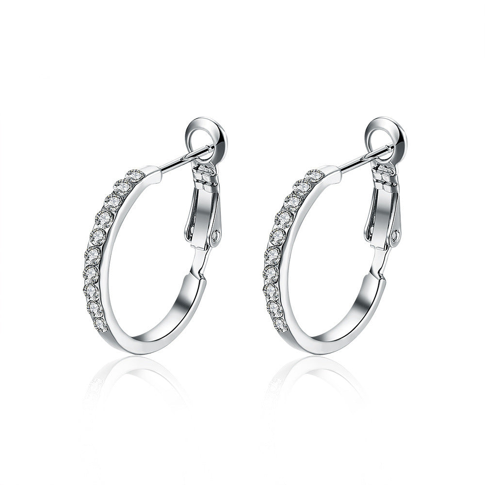 Brass With Plated Fashion Jewelry Earrings