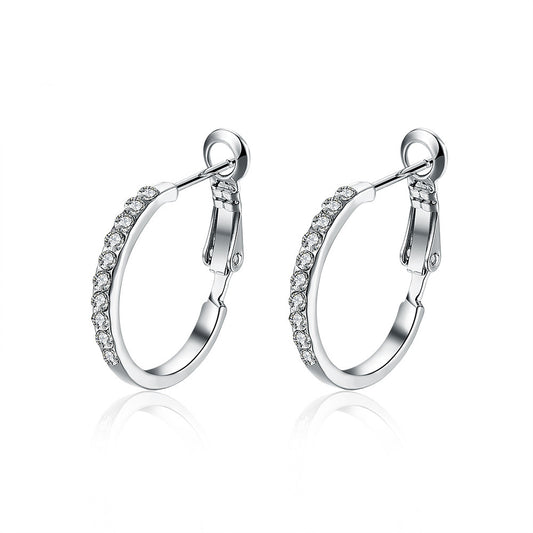 Brass With Plated Fashion Jewelry Earrings