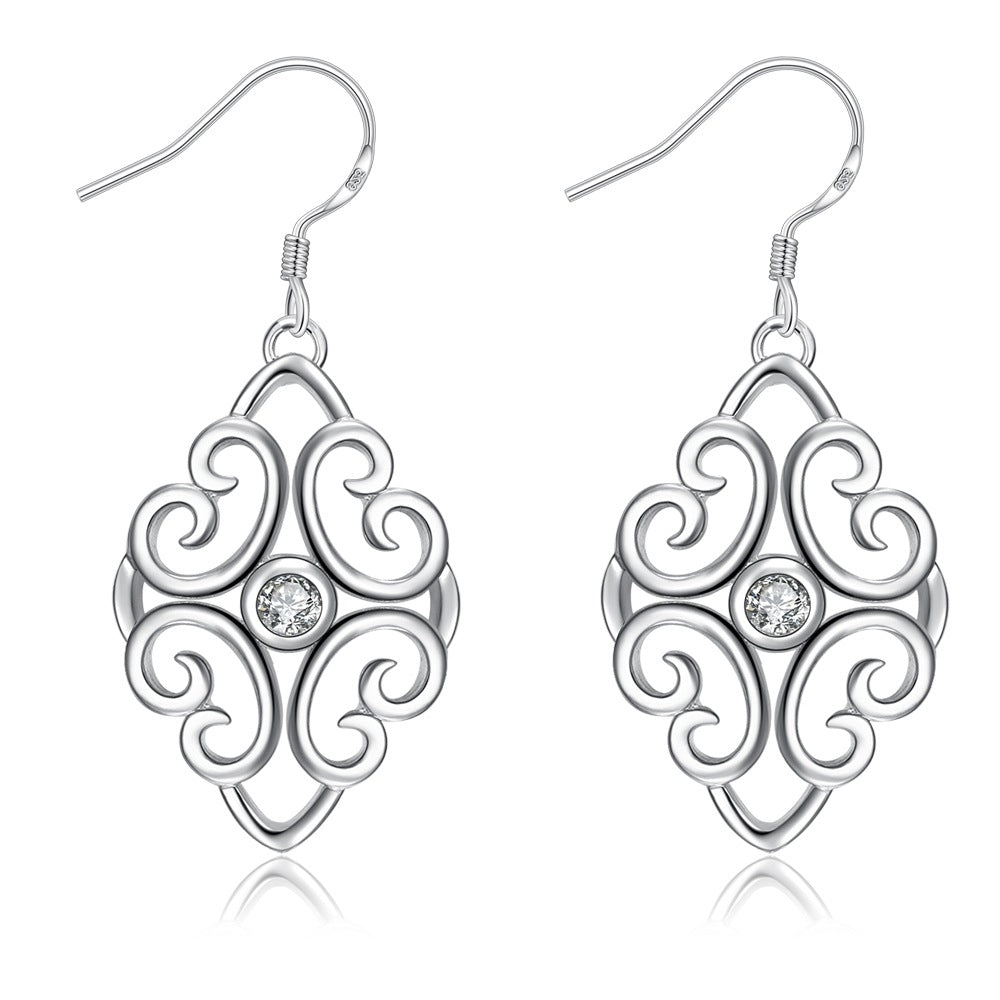 Brass With Plated Fashion Jewelry Earrings