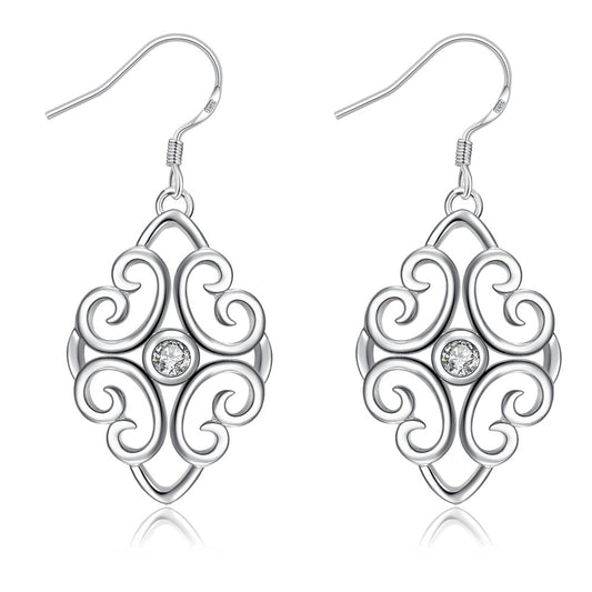 Brass With Plated Fashion Jewelry Earrings