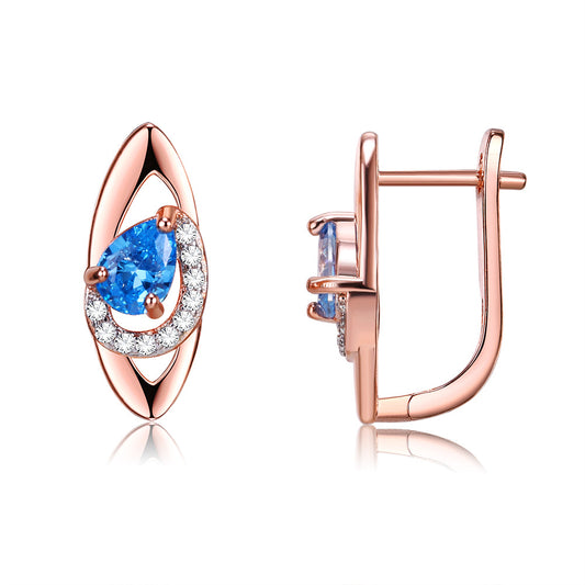 Brass With Plated Fashion Jewelry Earrings