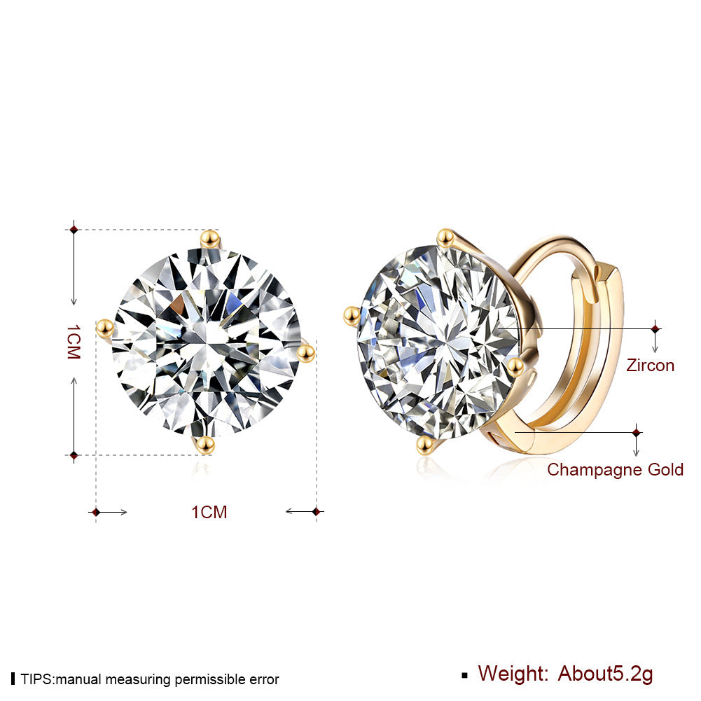 Brass With Plated Fashion Jewelry Earrings