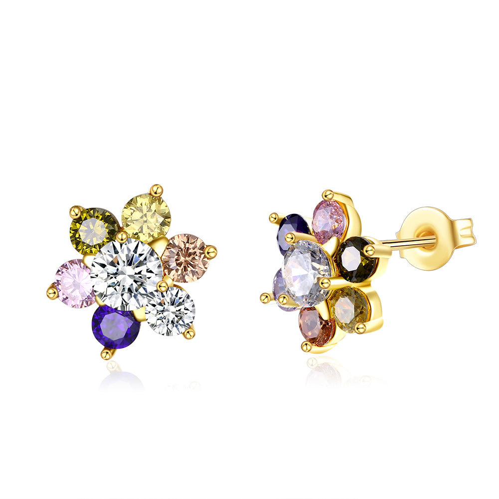 Brass With Plated Fashion Jewelry Earrings