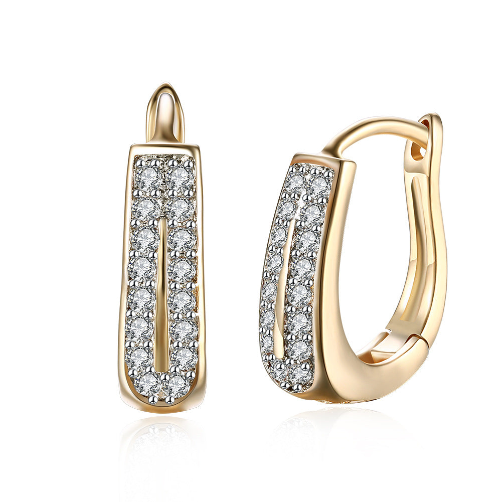 Brass With Plated Fashion Jewelry Earrings