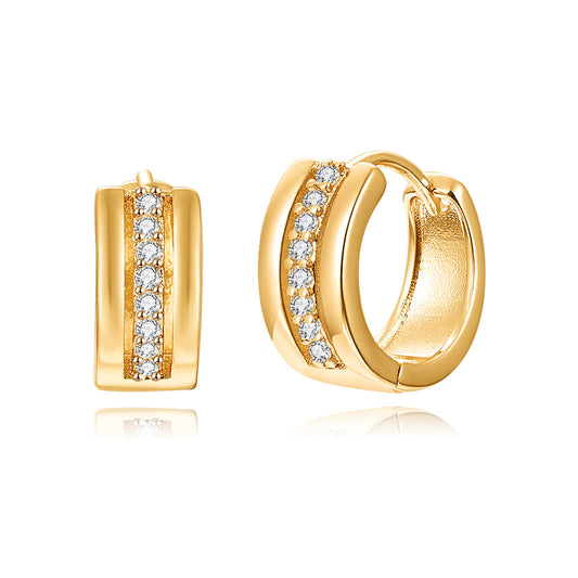 Brass With Plated Fashion Jewelry Earrings