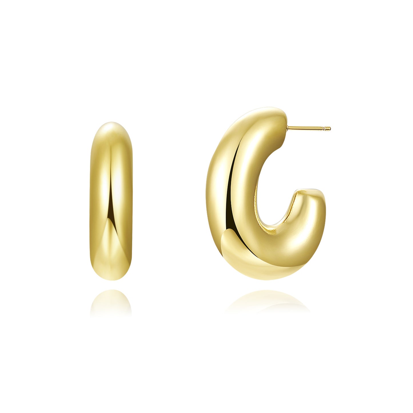 Brass With Plated Fashion Jewelry Earrings