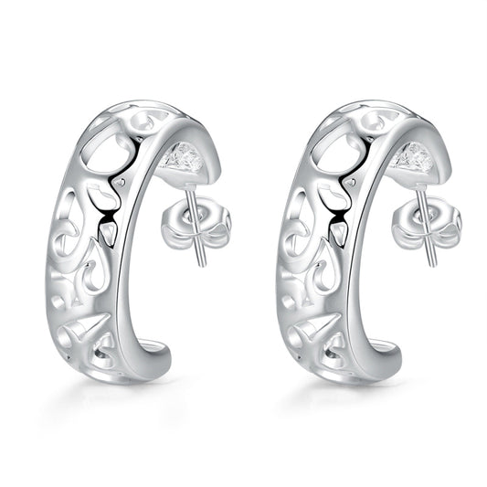 Brass With Plated Fashion Jewelry Earrings