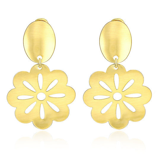 Brass With Plated Fashion Jewelry Earrings