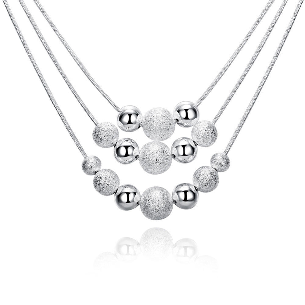 Brass With Plated Fashion Jewelry Necklace