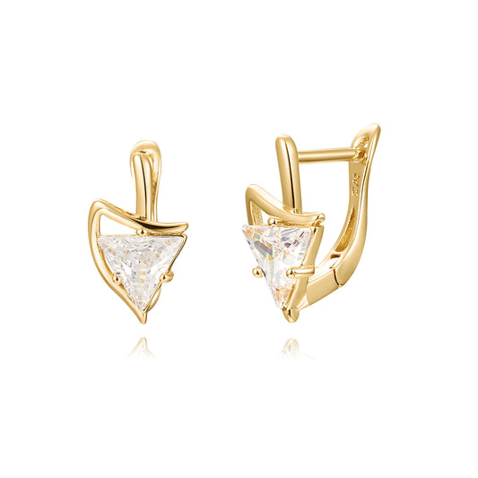 Brass With Plated Fashion Jewelry Earrings