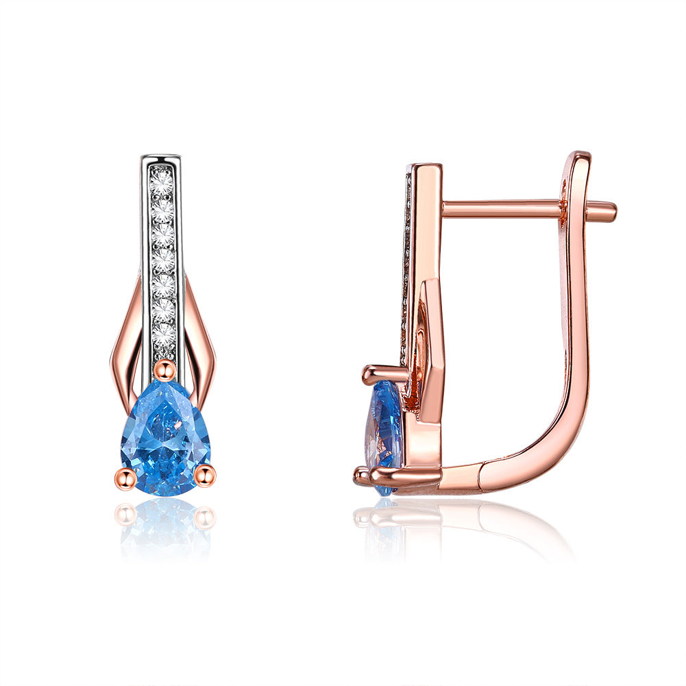 Brass With Plated Fashion Jewelry Earrings