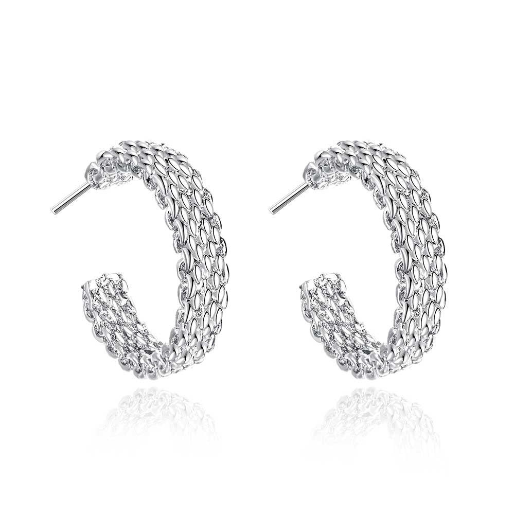 Brass With Plated Fashion Jewelry Earrings