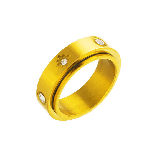 Stainless Steel Minimalist Fashion Ring