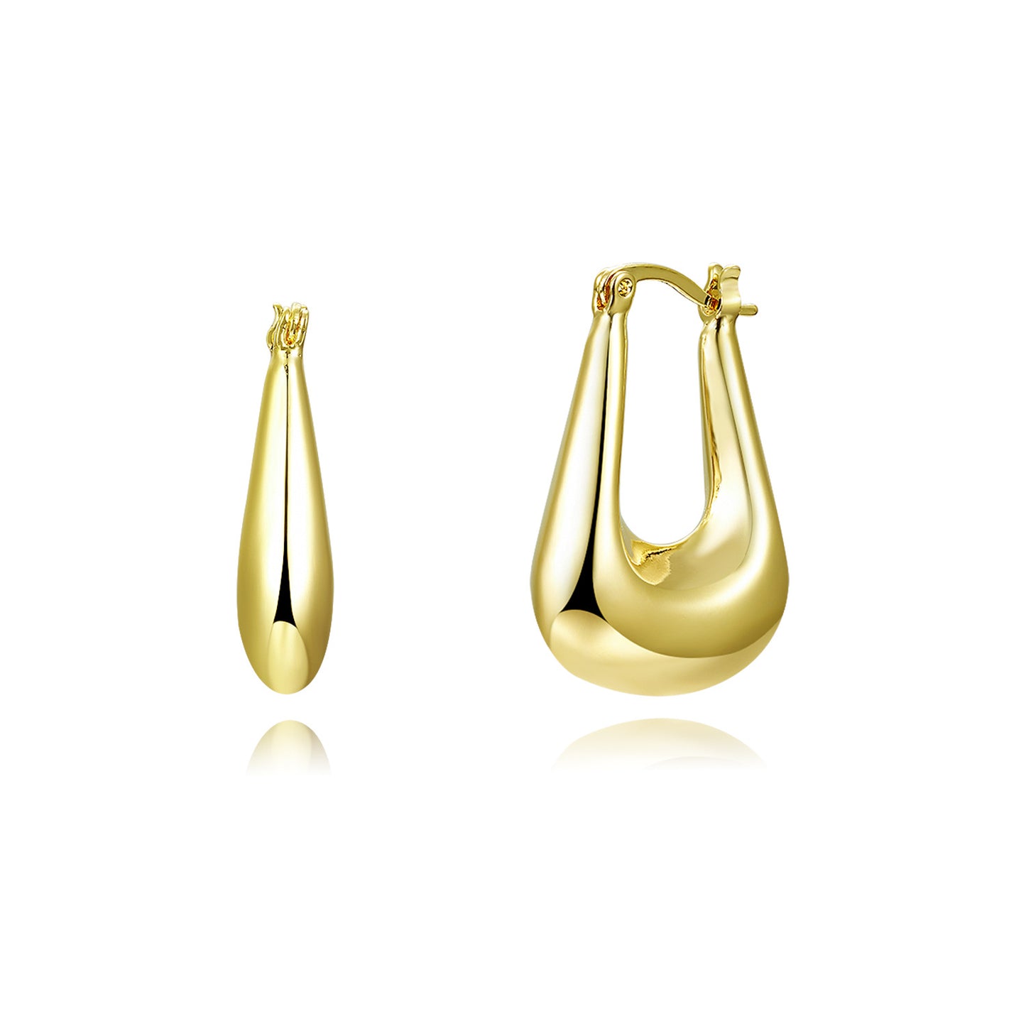 Brass With Plated Fashion Jewelry Earrings