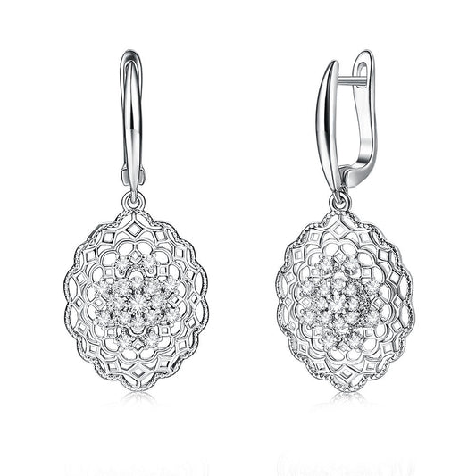 Brass With Plated Fashion Jewelry Earrings