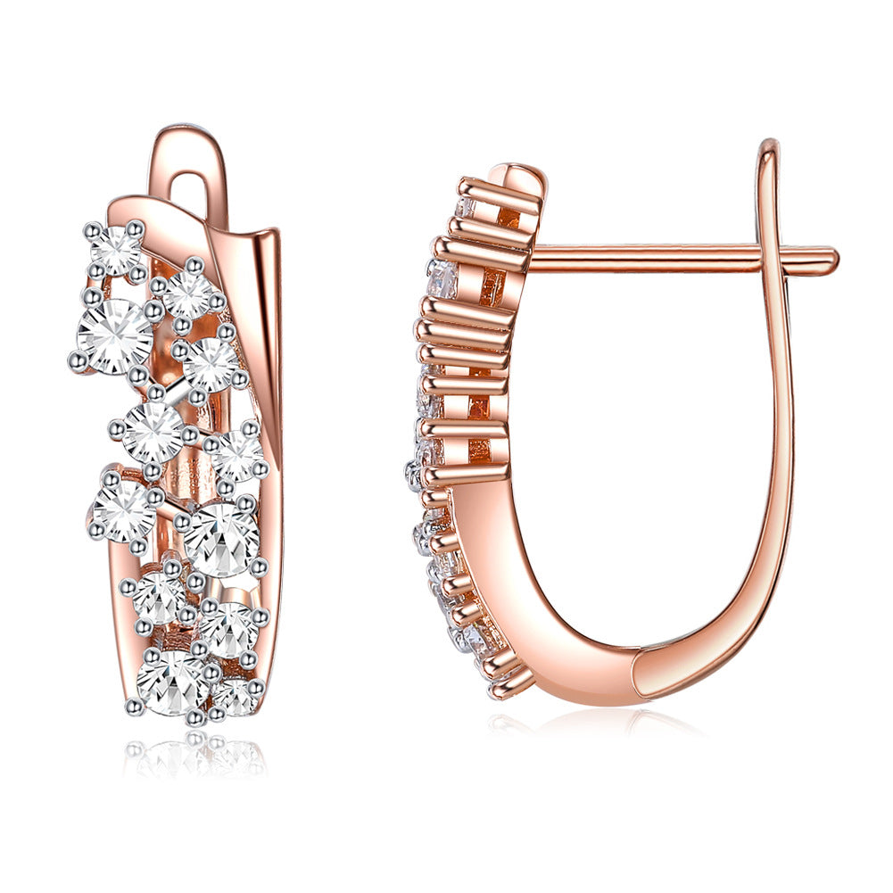 Brass With Plated Fashion Jewelry Earrings