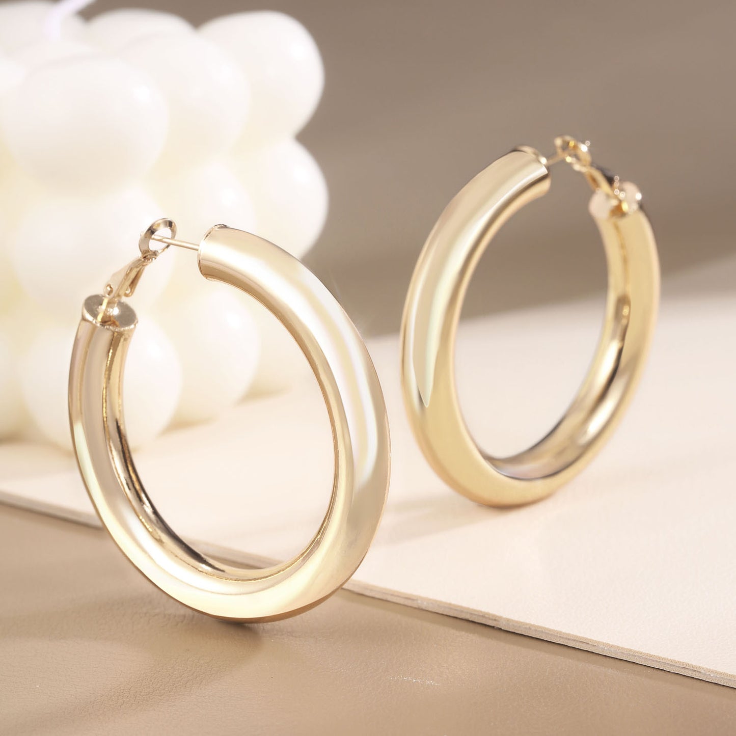 Brass With Plated Fashion Jewelry Earrings