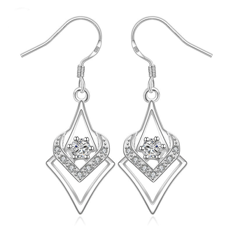 Brass With Plated Fashion Jewelry Earrings