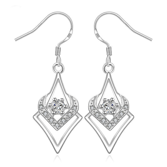 Brass With Plated Fashion Jewelry Earrings