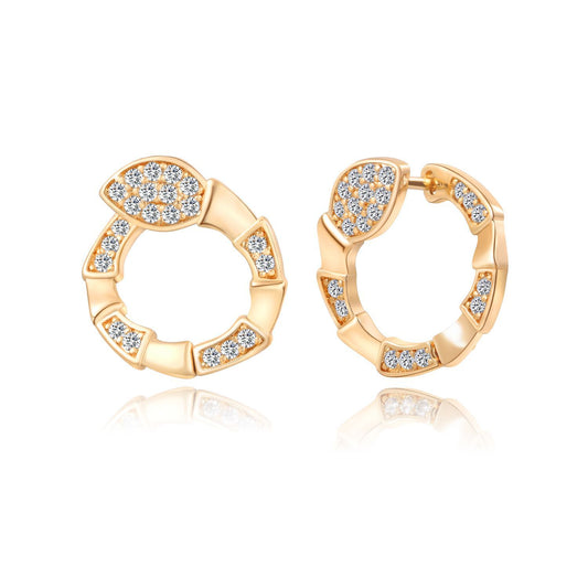 Brass With Plated Fashion Jewelry Earrings