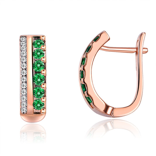 Brass With Plated Fashion Jewelry Earrings