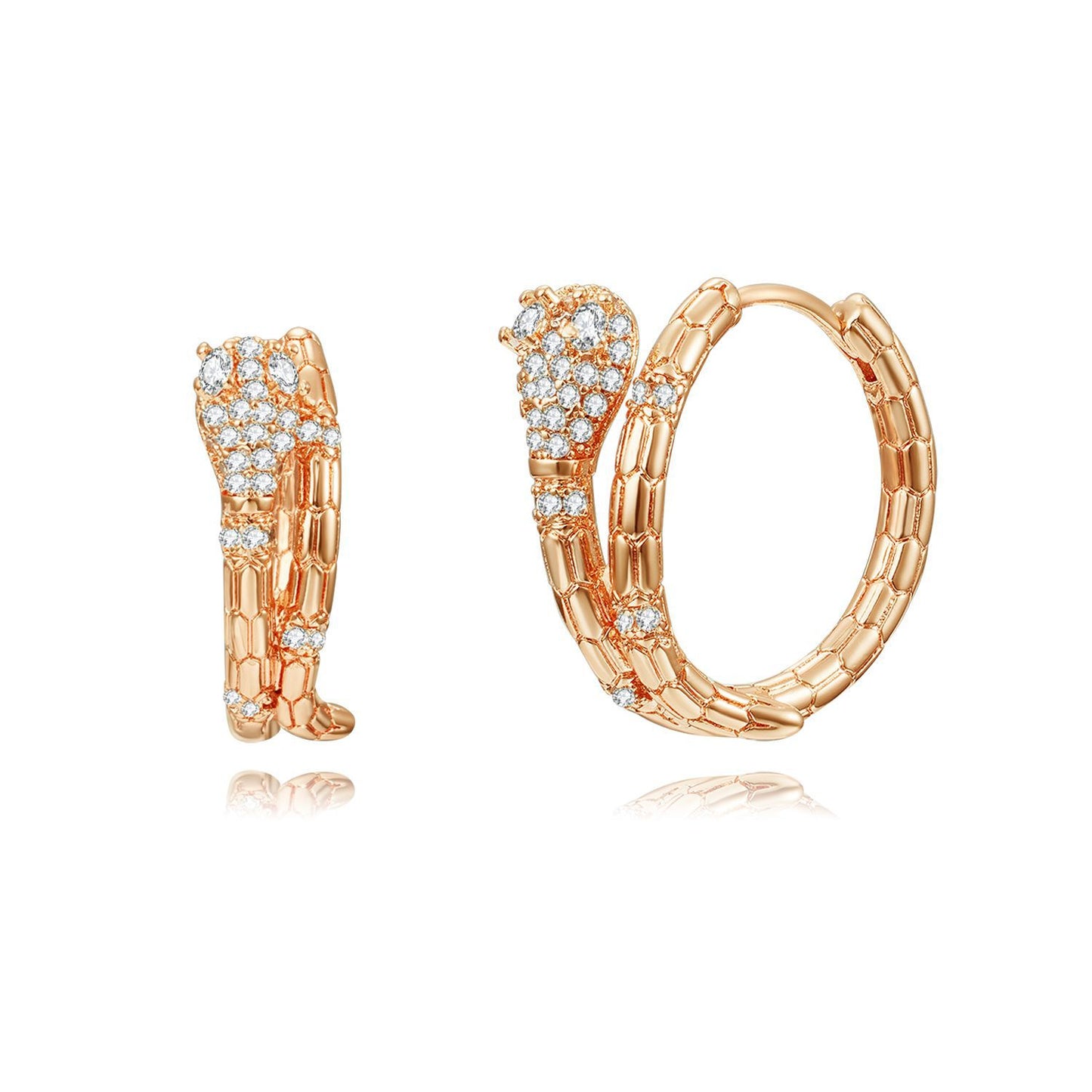 Brass With Plated Fashion Jewelry Earrings