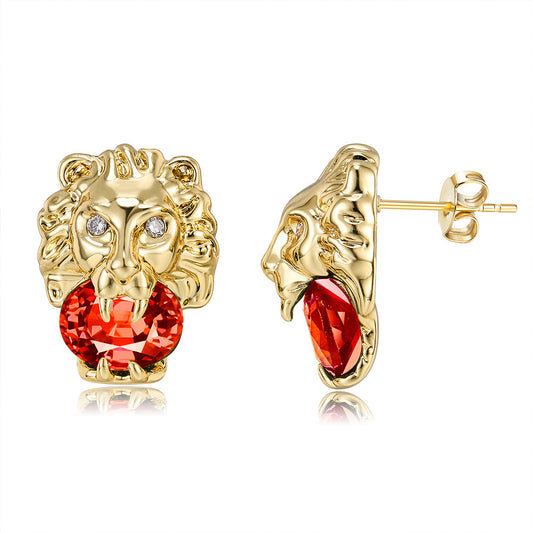 Brass With Plated Fashion Jewelry Earrings