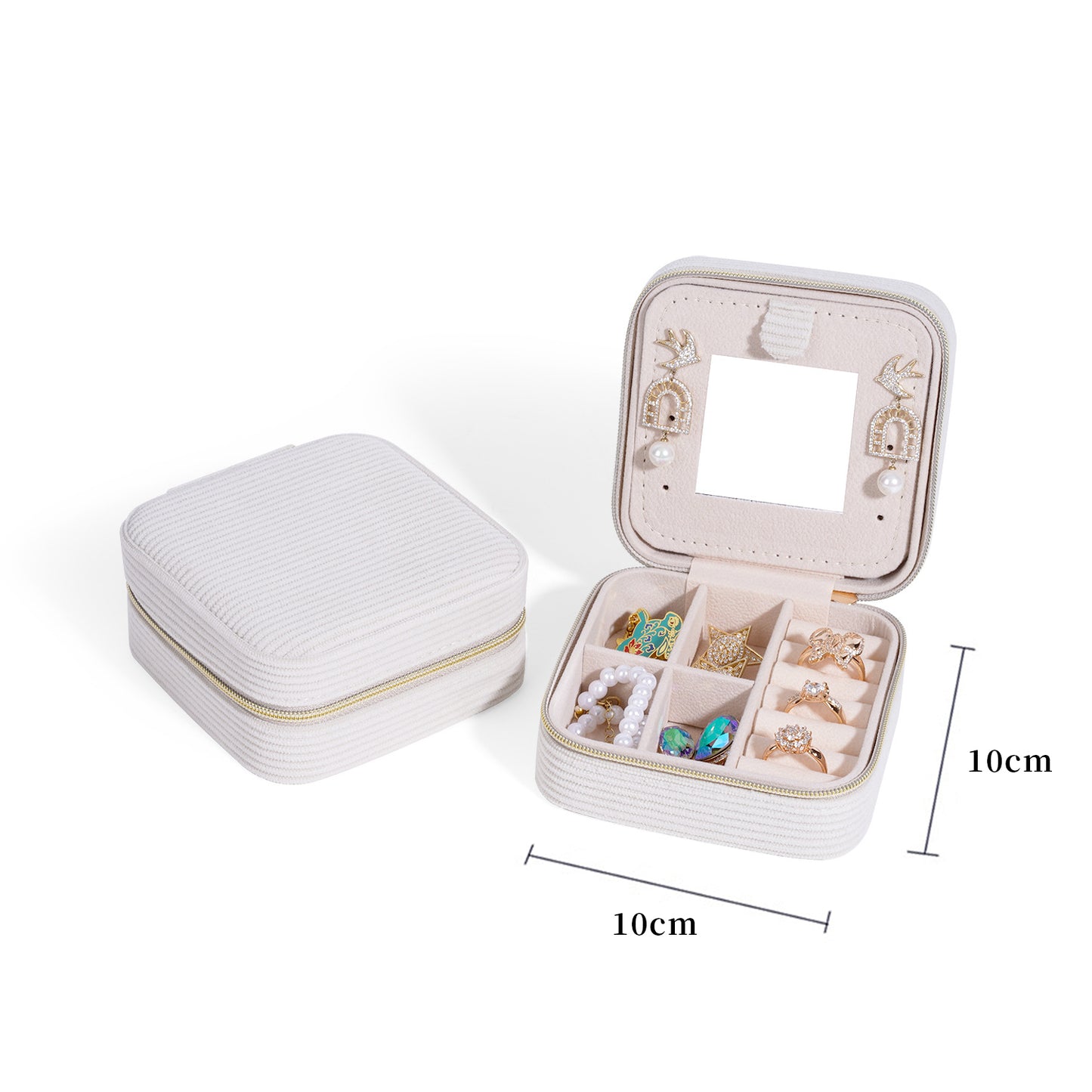 Portable Storage Case for Jewelry and Small Accessories