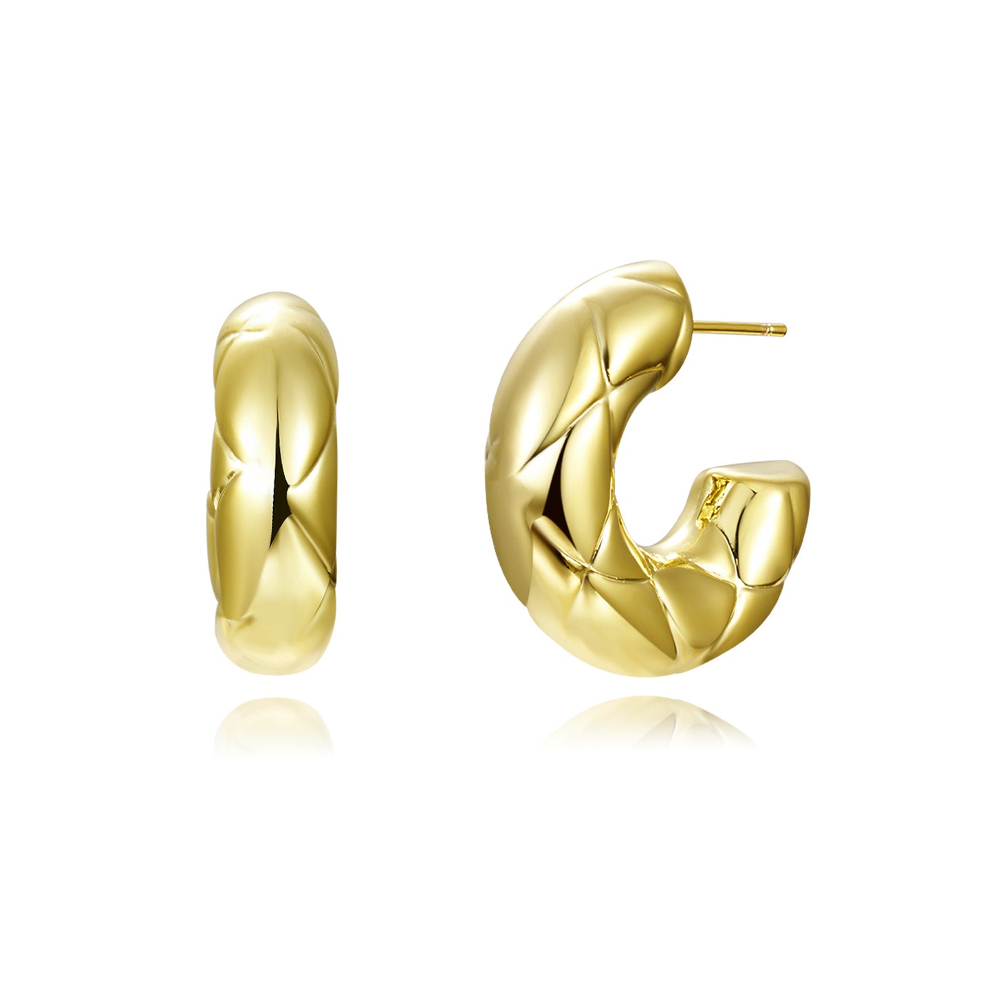Brass With Plated Fashion Jewelry Earrings