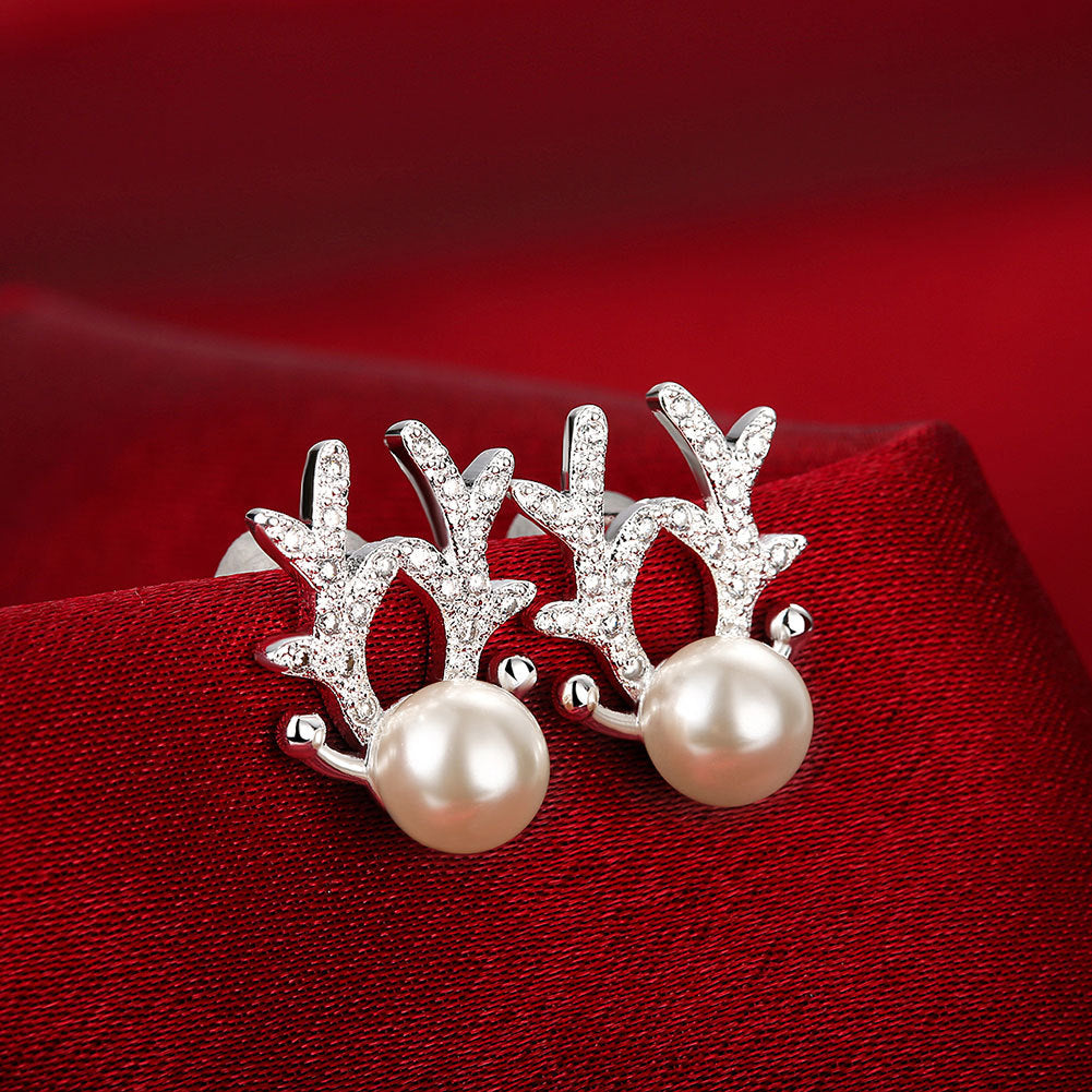 Brass With Plated Fashion Jewelry Earrings