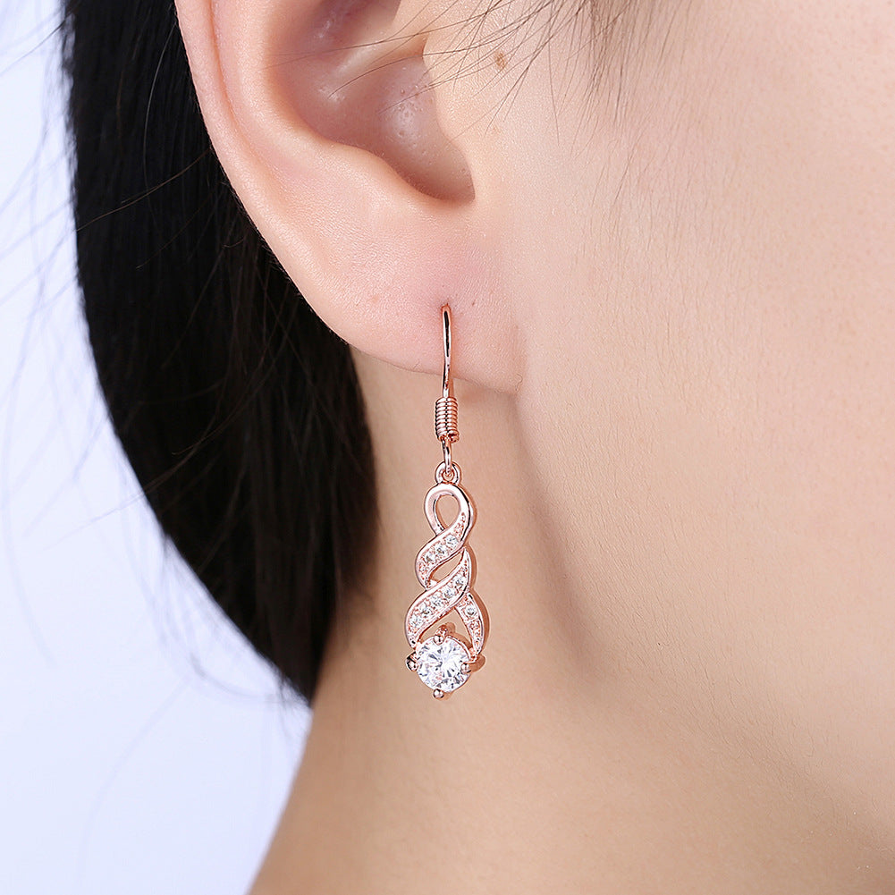 Brass With Plated Fashion Jewelry Earrings