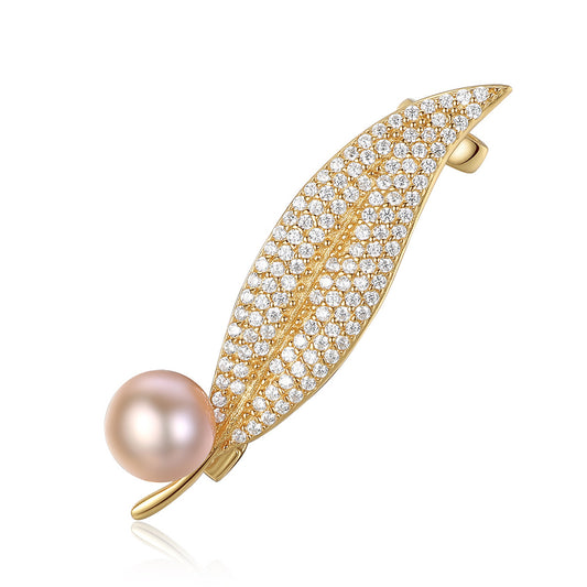 925 Sterling Silver Brooch Fashion Jewelry Gift for Women Girls