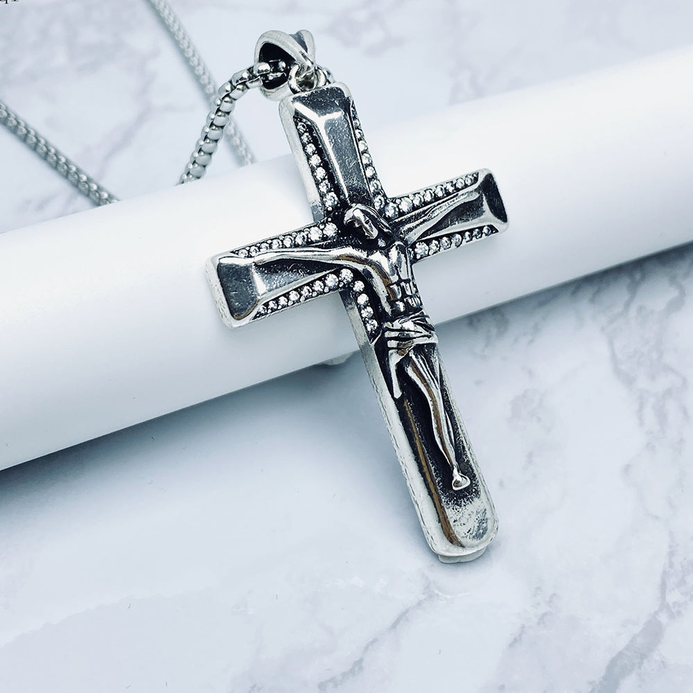 Cross Pendant Necklace, Men Women's Fashion Jewelry, Perfect for Parties & Gifts, Elegant Accessory for Everyday Wear