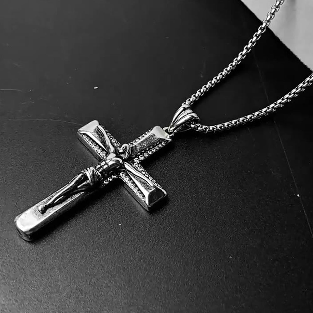 Cross Pendant Necklace, Men Women's Fashion Jewelry, Perfect for Parties & Gifts, Elegant Accessory for Everyday Wear