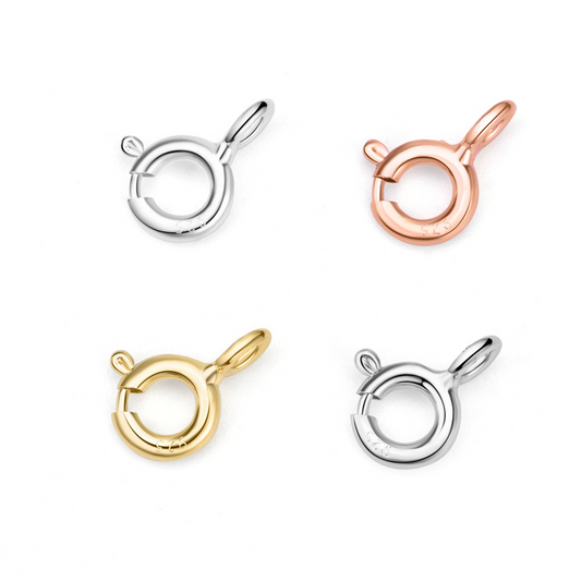 925 Sterling Silver Springing Clasp For Jewelry DIY