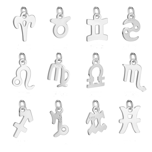 925 Sterling Silver Charm Constellation For Jewelry DIY