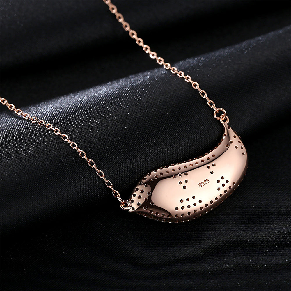925 Sterling Silver Natural Pearl Drop Necklace Fashion Jewelry Gift for Women Girls