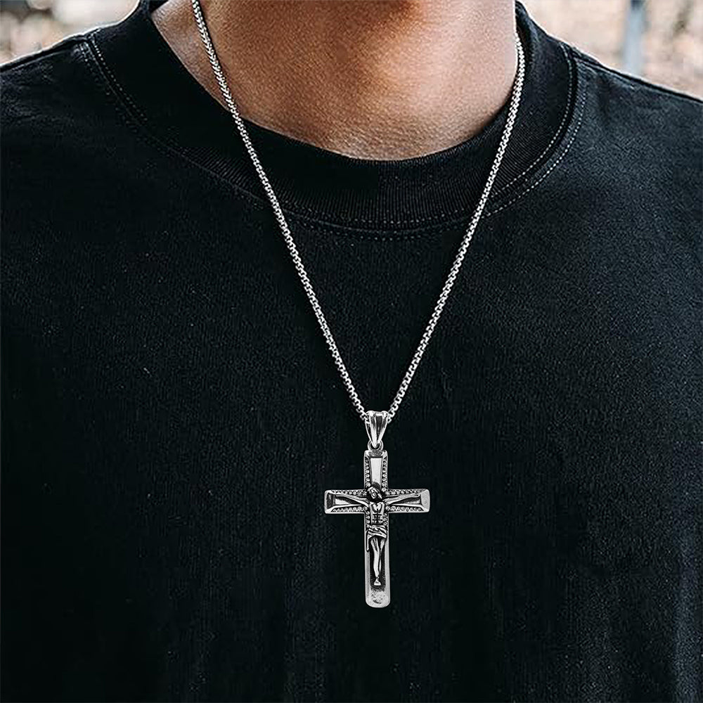 Cross Pendant Necklace, Men Women's Fashion Jewelry, Perfect for Parties & Gifts, Elegant Accessory for Everyday Wear