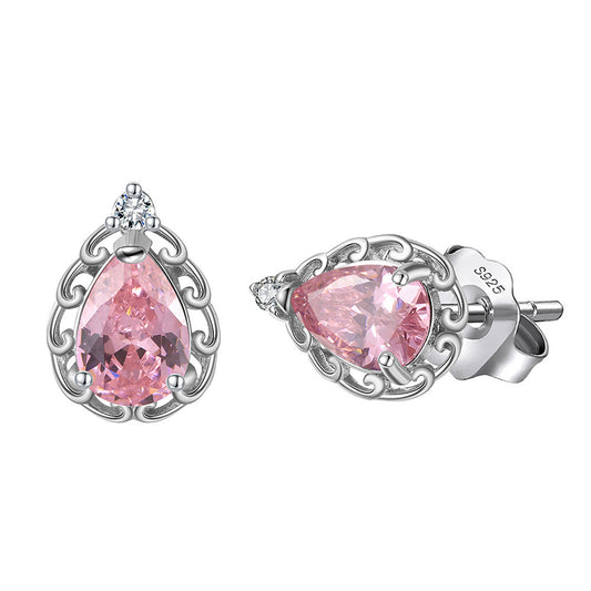 925 Sterling Silver Zircon Earrings